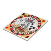 Carreau Poker singe chaussette (Côté)