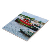 Carreau Police boat and Two Tugboats (Côté)