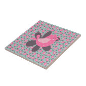 Carreau Polka Dot Birds and Flowers (Côté)