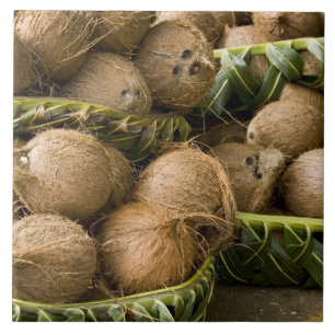 Carreau Polynésie, Royaume des Tonga. Présentation de noix