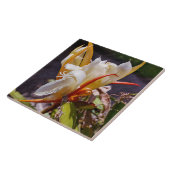 CARREAU POLYNISIEN DRAGON CACTUS BLOC DE NUIT (Côté)