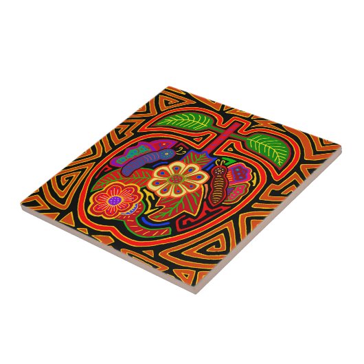 Carreau Pomme indienne Kuna (Côté)