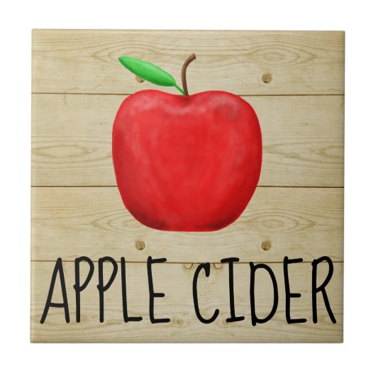 Carreau Pomme rouge Cider (Devant)