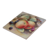 Carreau Pommes d'art fruitier et framboises (Côté)