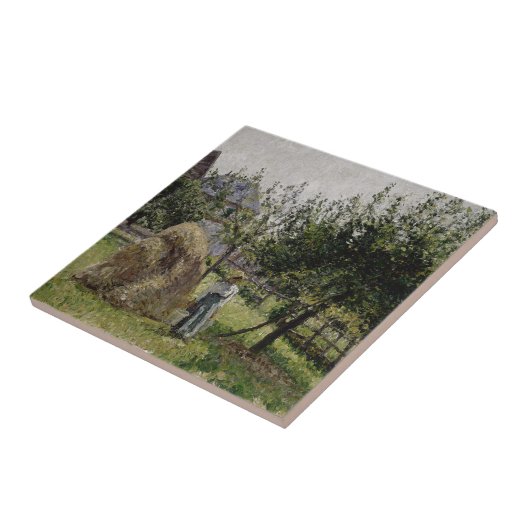 Carreau Pommiers Dans le matin ensoleillé d'Eragny | (Côté)