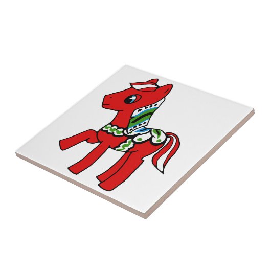 Carreau Poney de cheval de Dala (Côté)