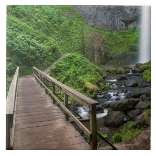 Carreau Pont à Latourell Falls, Columbia River Gorge, (Devant)