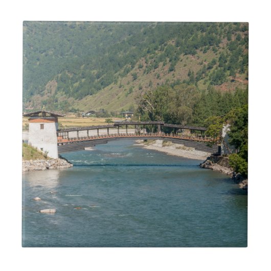 Carreau Pont à Punakha Dzong au Bhoutan (Devant)