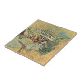 Carreau Pont blanc par Twachtman, impressionnisme Vintage (Côté)