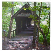 Carreau Pont couvert Cambron, comté de Madison, Alabama (Devant)