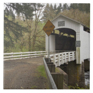 Carreau Pont couvert de Wild Cat, comté de Lane, Oregon