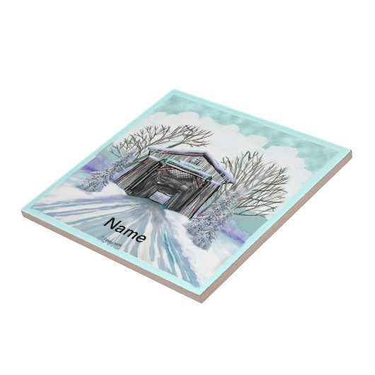 Carreau Pont couvert d'hiver (Côté)