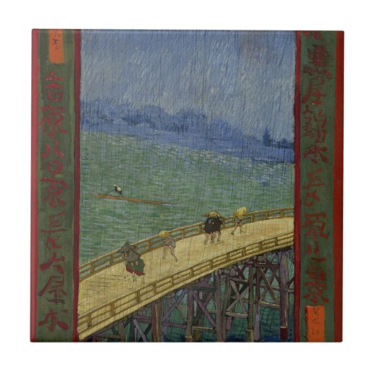Carreau Pont dans la tuile de pluie (Devant)