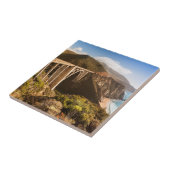 Carreau Pont de Bixby, grand Sur, la Californie, (Côté)