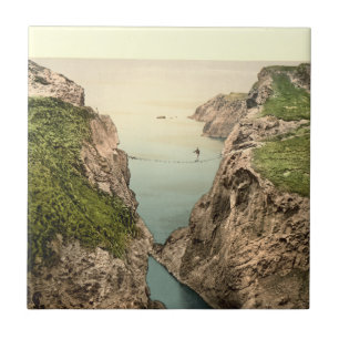 Carreau Pont de corde, Carrick-a-Rede, comté Antrim
