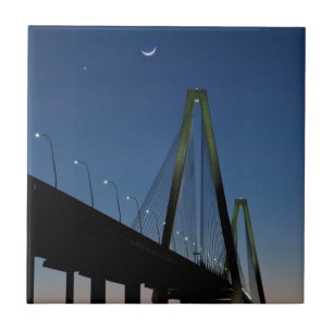 Carreau Pont de Jr. d'Arthur Ravenel au crépuscule