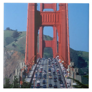 Carreau pont du Golden Gate et baie de San Francisco