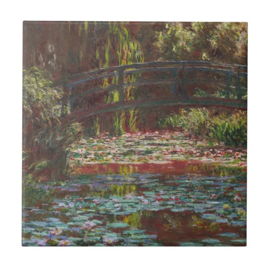 Carreau Pont et nénuphars japonais par Claude Monet (Devant)