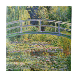 Carreau Pont japonais de Monet avec la tuile de nénuphars