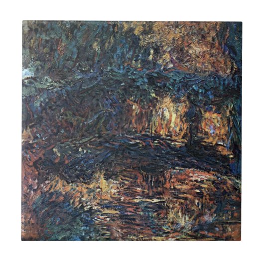 Carreau Pont japonais par Claude Monet, Art Vintage (Devant)