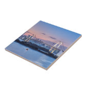 Carreau Pont Rainbow au crépuscule (Côté)