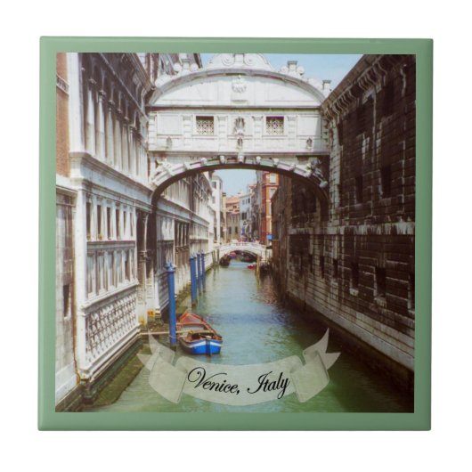 Carreau Ponte dei Sospiri Venezia Italia Souvenir (Devant)