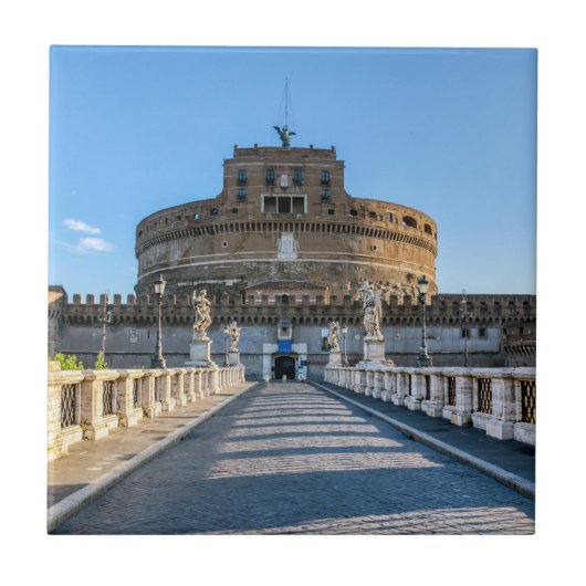 Carreau Ponte et Château Sant'Angelo - Rome, Italie (Devant)