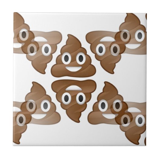 Carreau poop emojis (Devant)