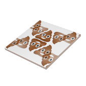 Carreau poop emojis (Côté)