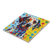 Carreau Pop Art Chien dalmate (Côté)