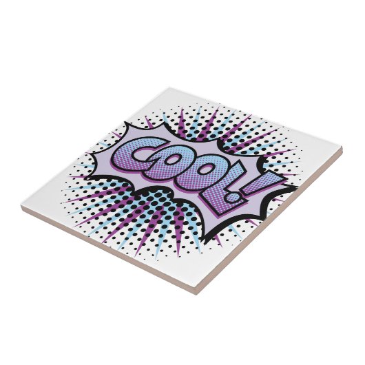 Carreau Pop Art cool (Côté)