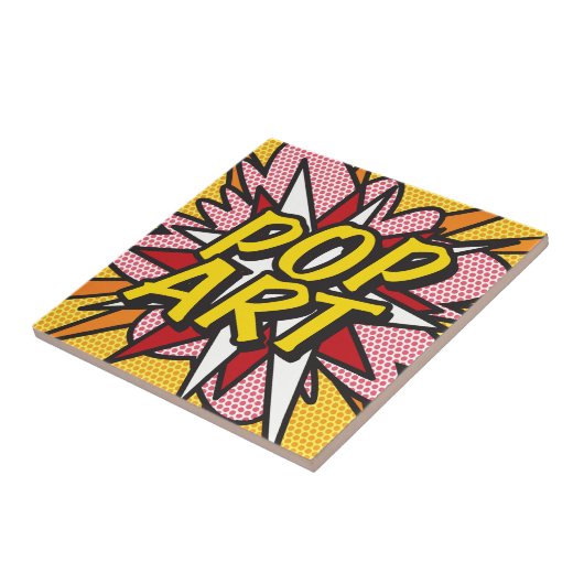 Carreau POP ART Fun Retro Comics Pop Art (Côté)