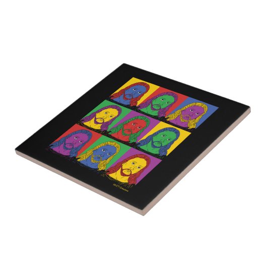 Carreau Pop Art Jesus (Côté)