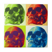 Carreau Pop Art Skull (Devant)