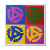 Carreau Pop Art Vinyl Record 45 RPM Insert (Devant)