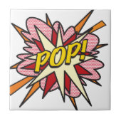 Carreau POP Fun Rétro Bande Dessinée Pop Art (Devant)