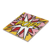 Carreau POP Fun Rétro Bande Dessinée Pop Art (Côté)