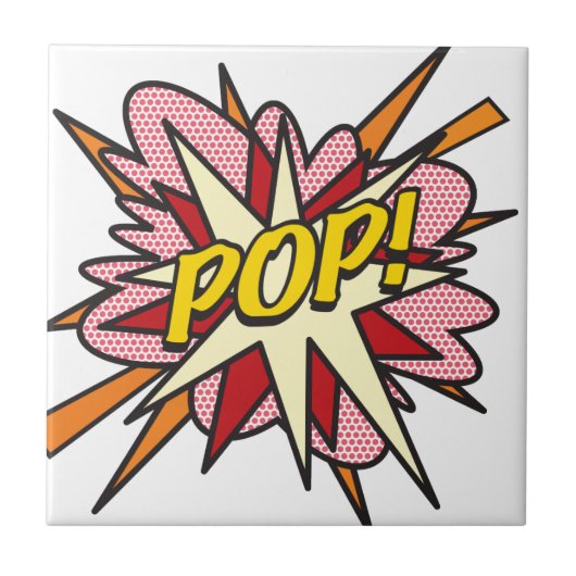 Carreau POP Fun Retro Comic Book Pop Art (Devant)