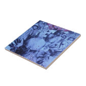 Carreau Pop Musicians Blue Purple Art Imprimer (Côté)