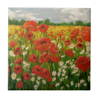 Carreau Poppies