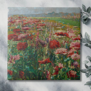 Carreau Poppies en fleurs - Olga Wisinger-Florian