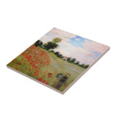 Carreau Poppies rouges par Monet - Poppy Field Parasol Fem (Côté)