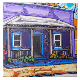 Carreau "Porche pour le repos, la tuile de banlieue de