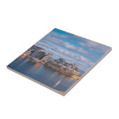 Carreau Port de Sliema et gratte-ciel à Malte (Côté)