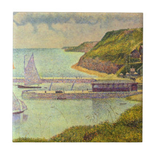 Carreau Port-en-Bessin, marée haute par Georges Seurat