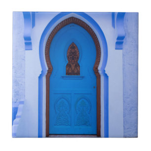 Carreau Porte bleue marocaine