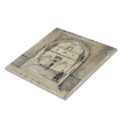 Carreau Porte du Hall des ambassadeurs, des 'croquis (Côté)