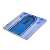 Carreau Porte marocaine bleue (Côté)