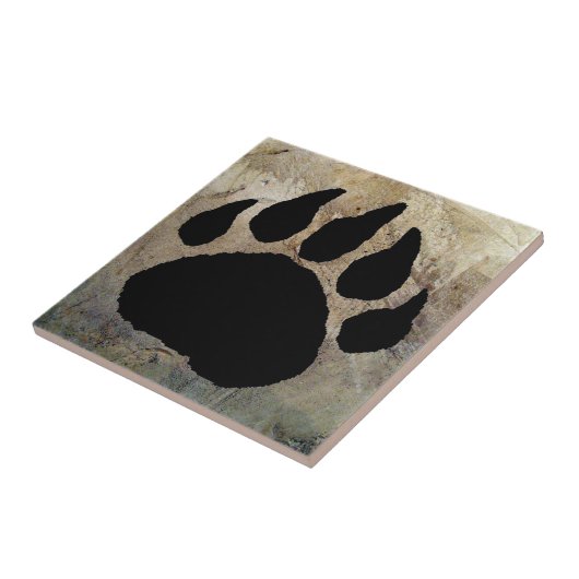 CARREAU PORTER EMPREINTE DE PATTE (Côté)