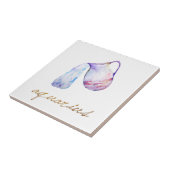 Carreau Porteur de l'eau de Verseau d'aquarelle (Côté)